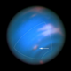 A close-up of the observed dark vortex (Image: NASA, ESA, and M.H. Wong and J. Tollefson (UC Berkeley))